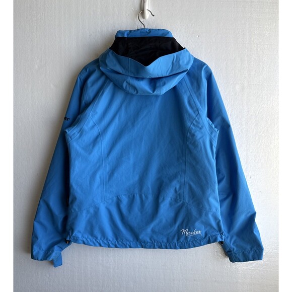 Vintage Marker Gore-Tex Women’s Size 10 Blue Snowboarding Hoodie Jacket - Picture 2 of 11